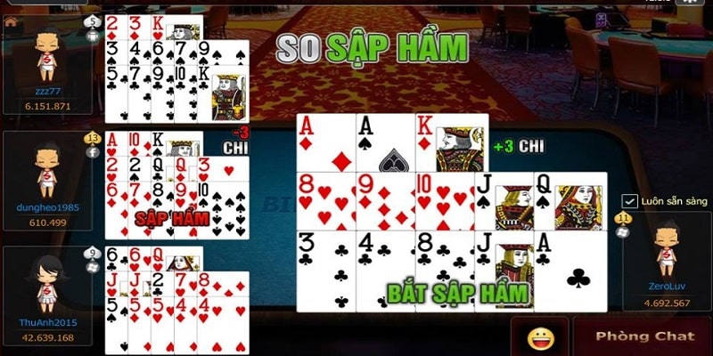 Mậu Binh F8bet xếp bài