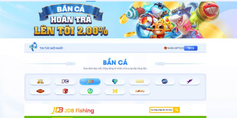 Tựa game bắn cá đại dương f8bet